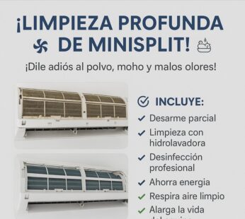 Limpieza de Minisplit