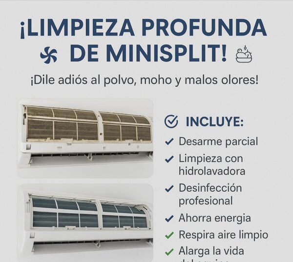 Limpieza de Minisplit