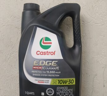 Aceite sintético 10w30 Castrol.