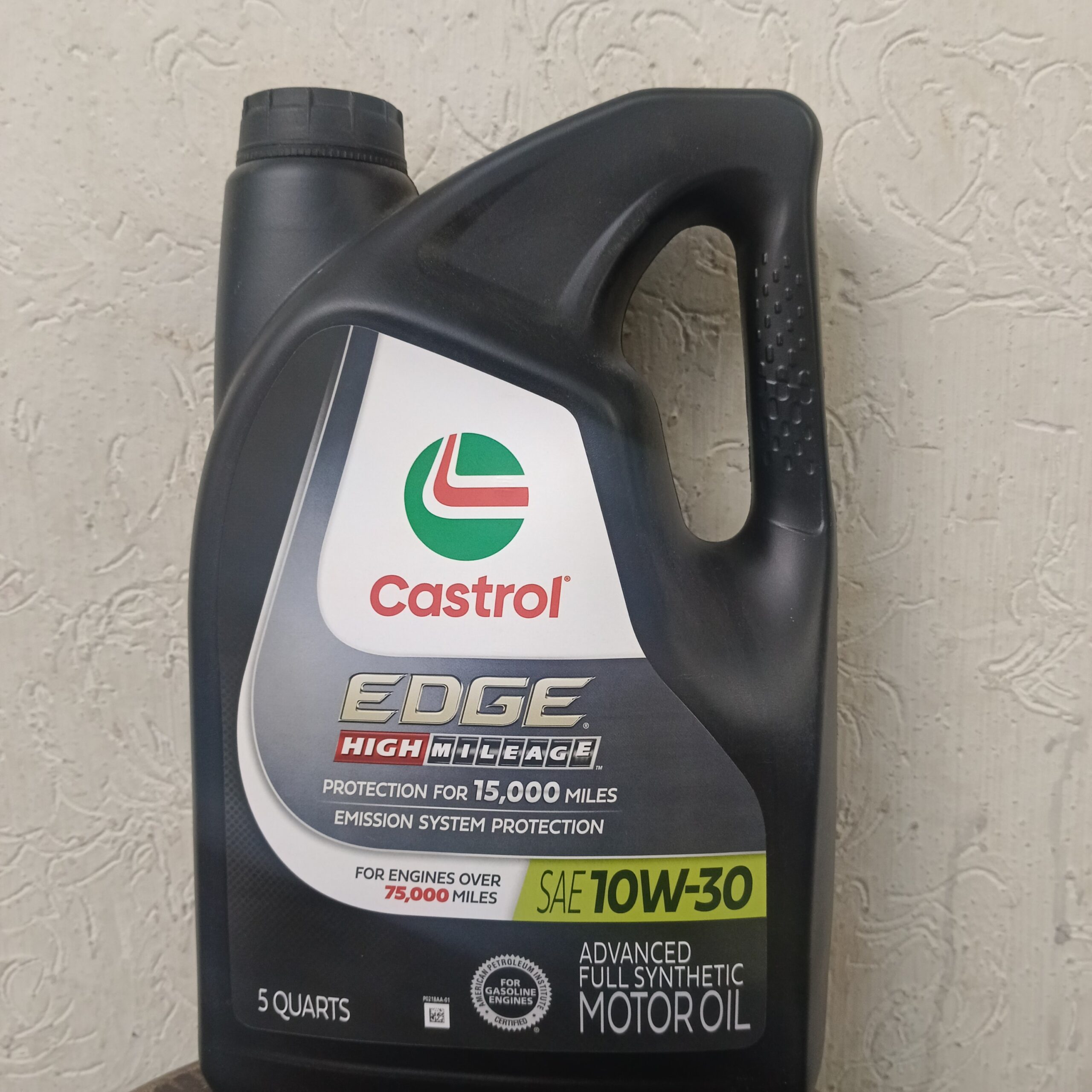 Aceite sintético 10w30 Castrol.