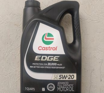 Aceite sintético 5w20 Castrol.