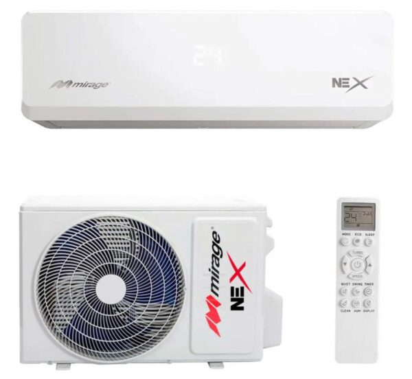 Minisplit Mirage NEX 220 V, solo frio.