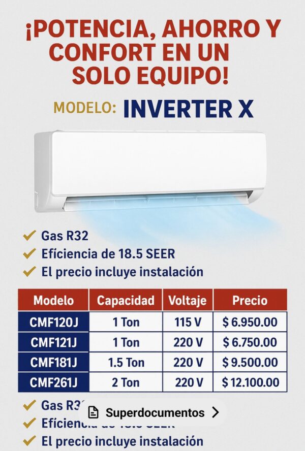 Minisplit Inverter X