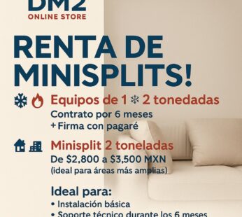 Renta de minisplits